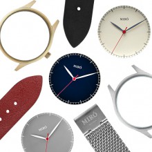 miro watch case brushed gold