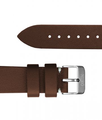 brown leather watch strap